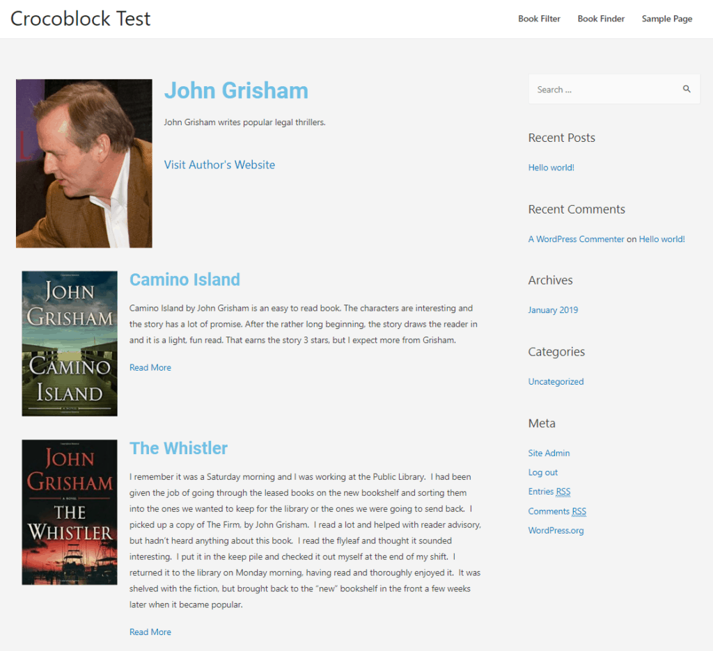 crocoblock author single