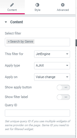 crocoblock search filter