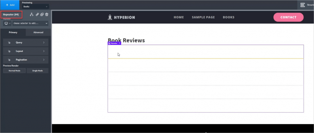 Book Archive Repeater