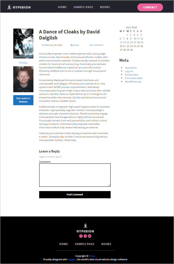 Finished Book Single