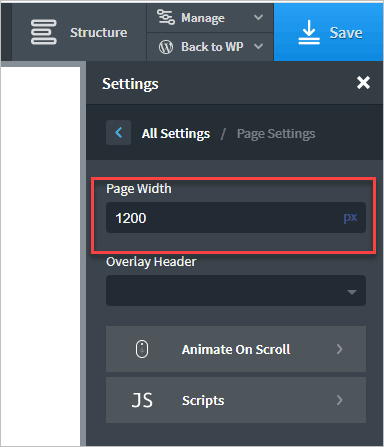 Oxygen Set Page Width
