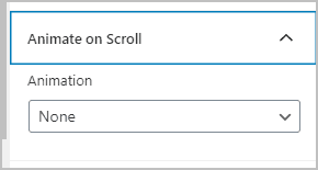 Pro Version Animation On Scroll Panel