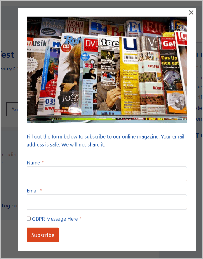second button clicked