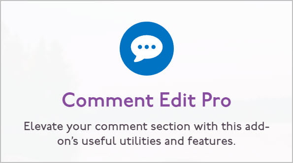 comment edit pro