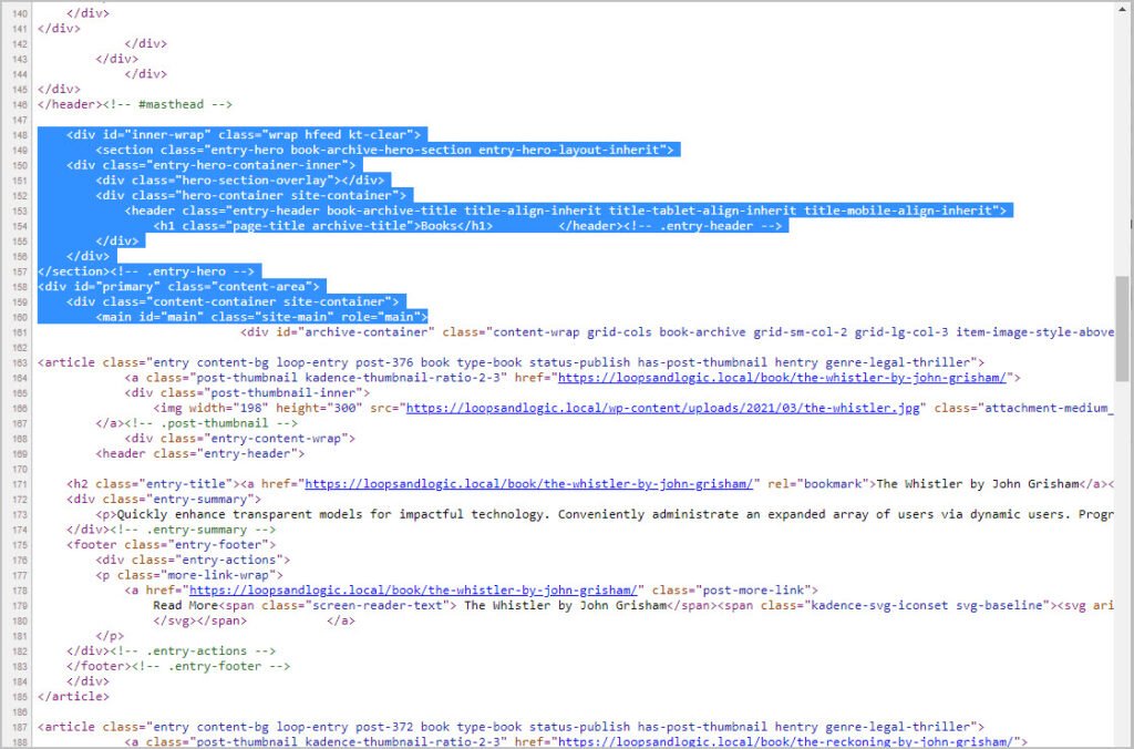 default theme archive source