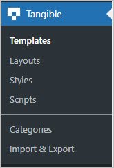 loops and logic tangible menu