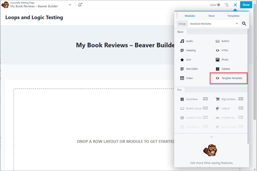 tangible module available