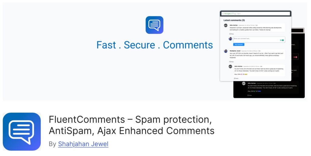 fluentcomments on wp org