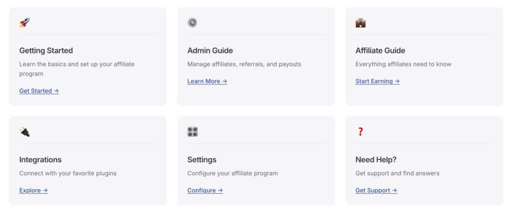 fluentaffiliate documentation