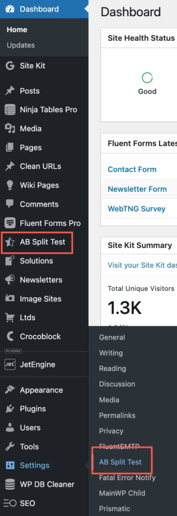 Setting in two places